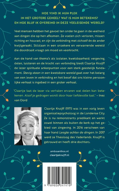 Stevig staan in een kwetsbare wereld achterkant