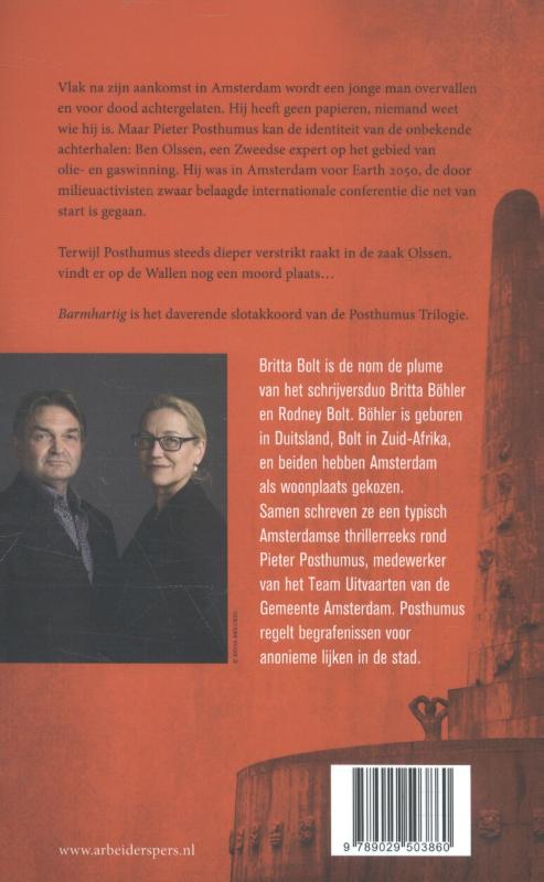 Barmhartig / Posthumus-trilogie / 3 achterkant