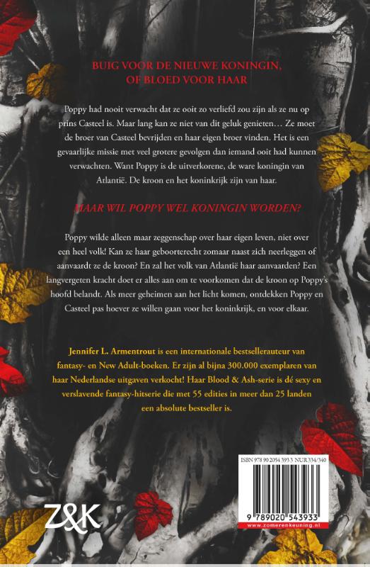 Kroon van gouden beenderen / Blood and Ash / 3 achterkant