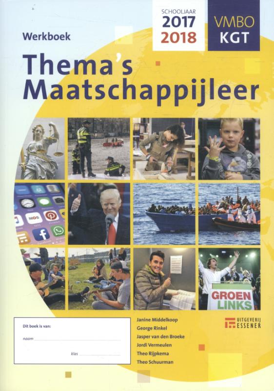 Thema's Maatschappijleer VMBO kgt-niveau 2017-2018 werkboek