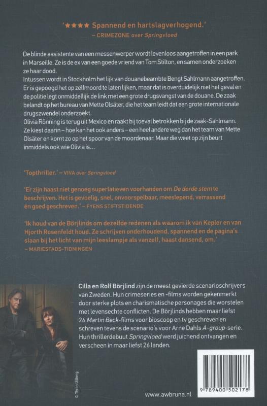 De derde stem / Rönning & Stilton / 2 achterkant