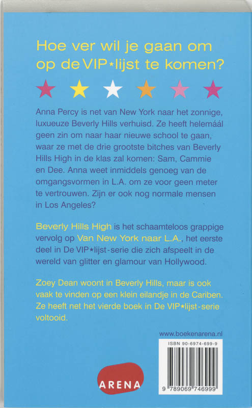 Beverly Hills high / De VIP lijst / 2 achterkant