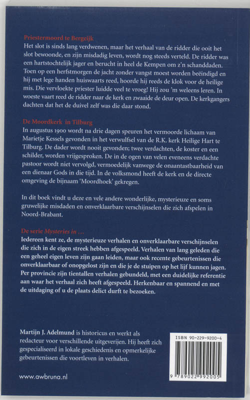 Noord-Brabant / Mysteries in Nederland achterkant