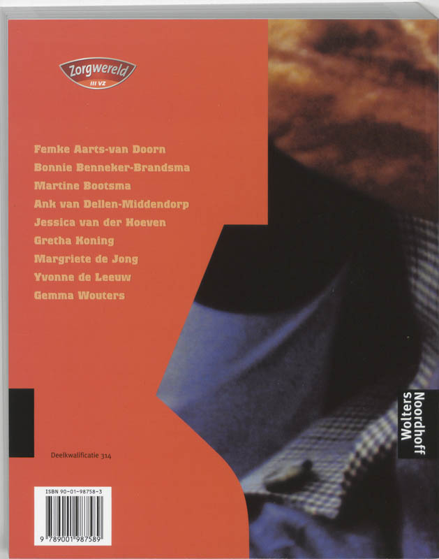 Zorg voor ouderen Opleiding verzorgende Tekstboek achterkant