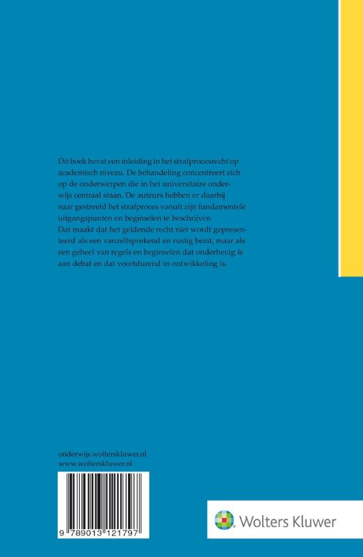 Strafprocesrecht / Ons strafrecht / 2 achterkant