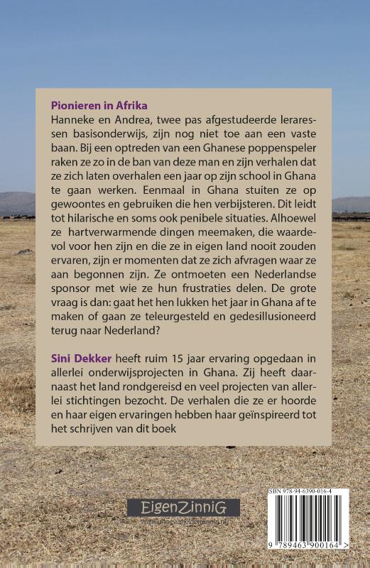 Pionieren in Afrika achterkant