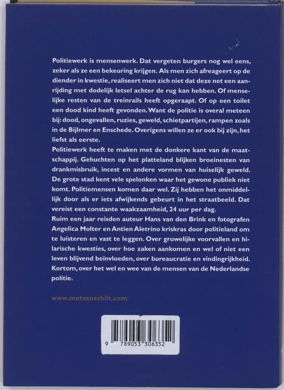 Politie Waakzaam & Dienstbaar achterkant