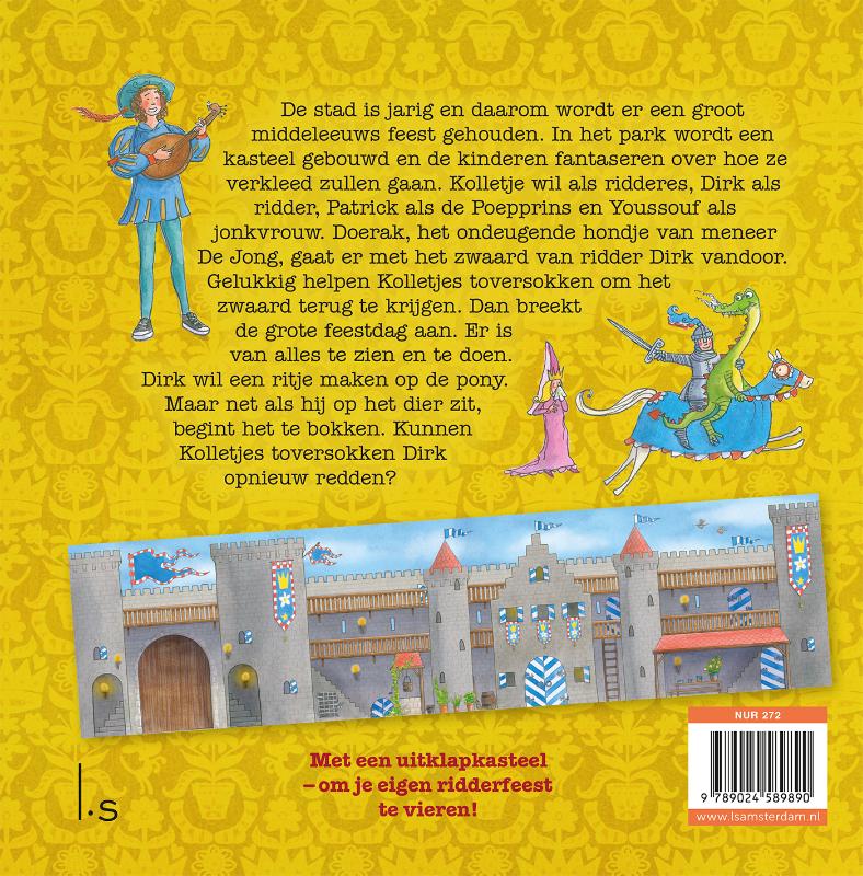 Het grote ridderfeest / Kolletje & Dirk achterkant
