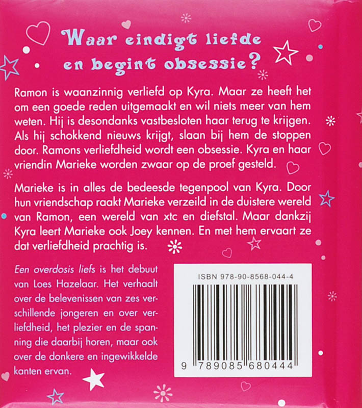 Een Overdosis Liefs achterkant