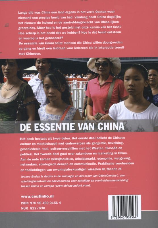 De essentie van China achterkant