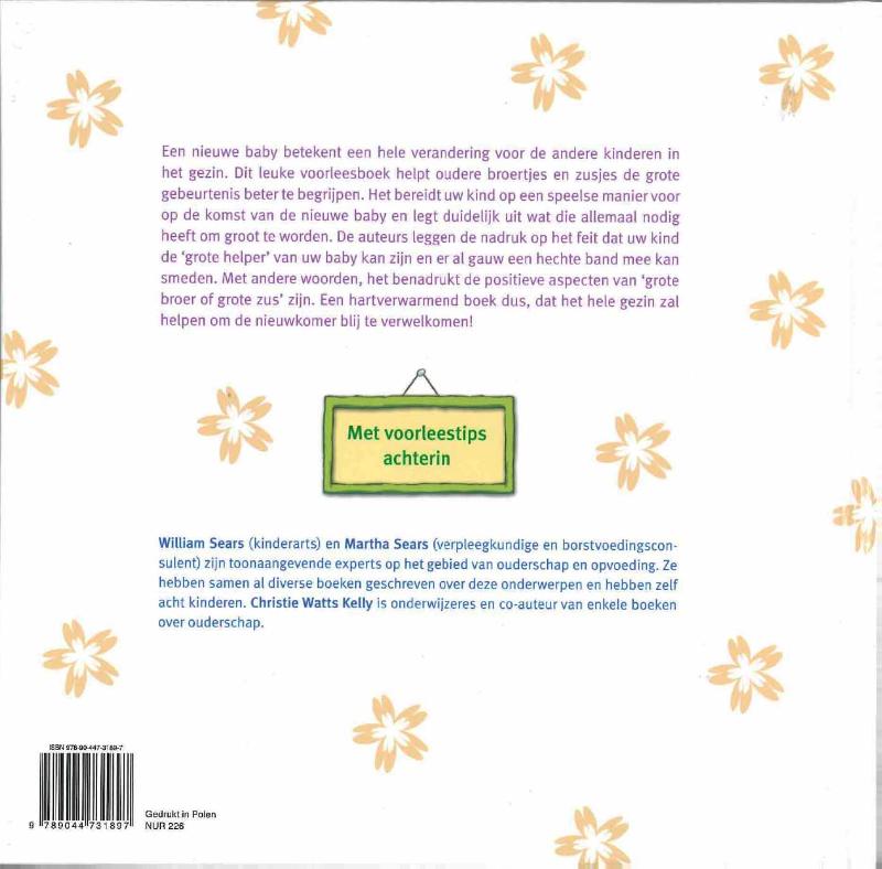 Een baby'tje op komst achterkant