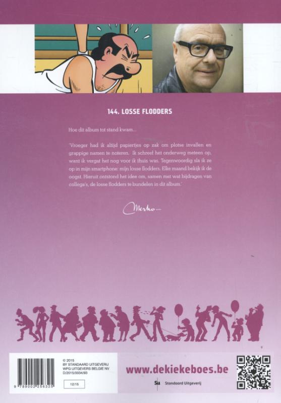 Losse flodders / De Kiekeboes / 144 achterkant