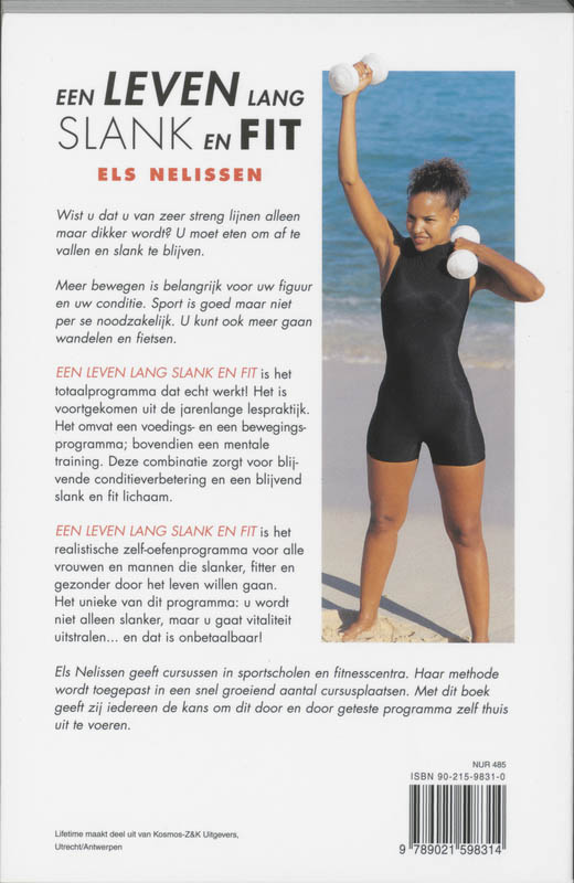 Een leven lang slank en fit / Lifetime achterkant