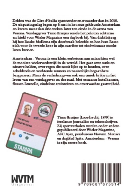 Amsterdam - Verona achterkant