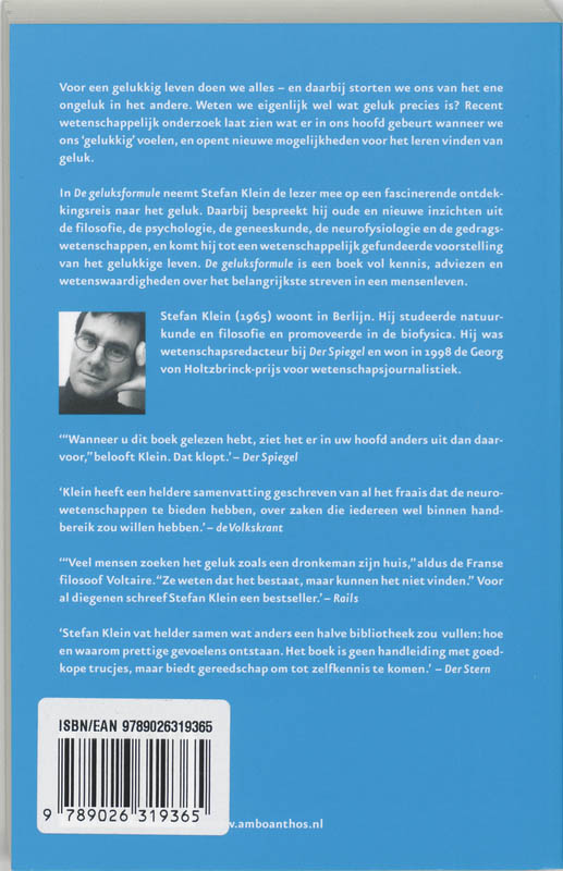 De geluksformule achterkant