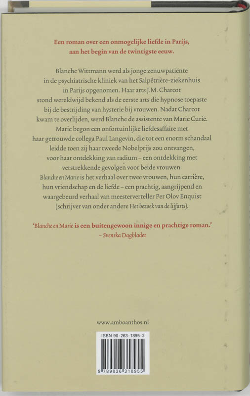 Blanche en Marie achterkant