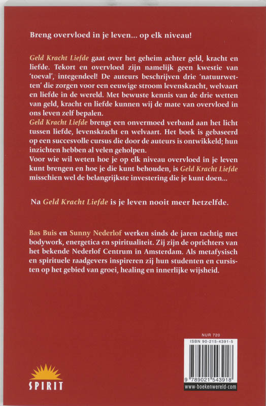 Geld Kracht Liefde achterkant