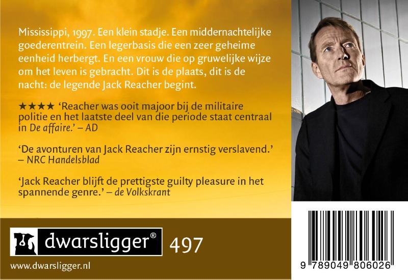 De affaire / Jack Reacher / 16 achterkant