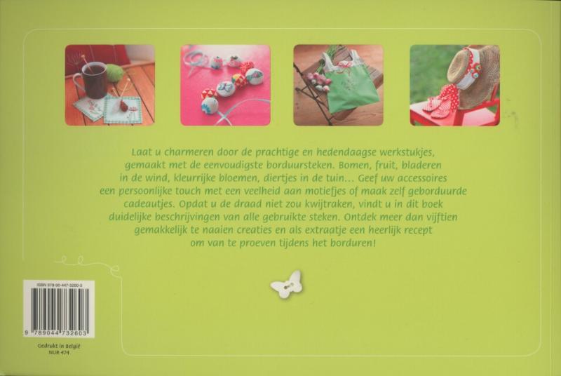 Borduren achterkant