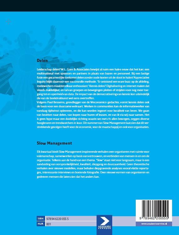 Slow Management 26 - Een andere kijk op organiseren achterkant