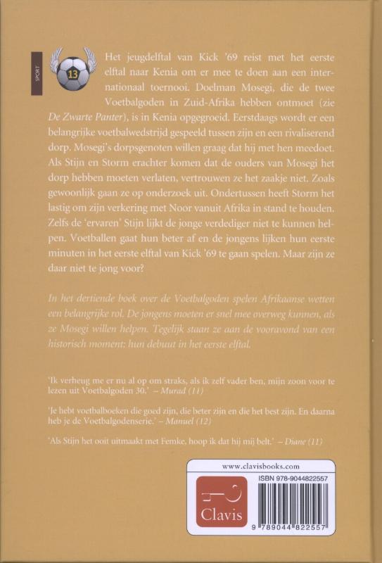 De Afrikaanse Derby / De Voetbalgoden / 13 achterkant