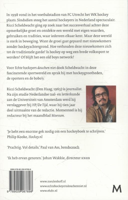 Echte hockeyers douchen niet achterkant