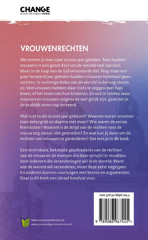Vrouwenrechten / CHANGE / 2 achterkant