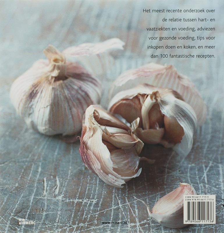 Gezond eten voor je hart achterkant