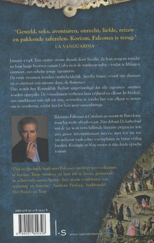 Koningin op blote voeten achterkant