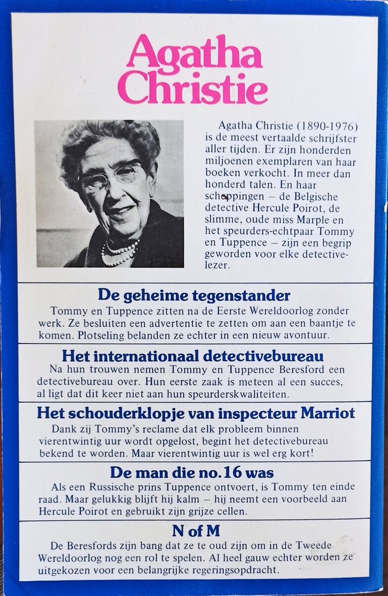 Agatha Christie Vijfling - Volume 6 / Agatha Christie Vijfling / 6 achterkant