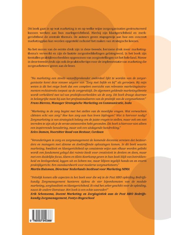 Zorg met liefde en lef achterkant