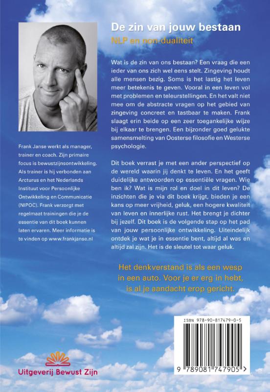 De zin van jouw bestaan achterkant