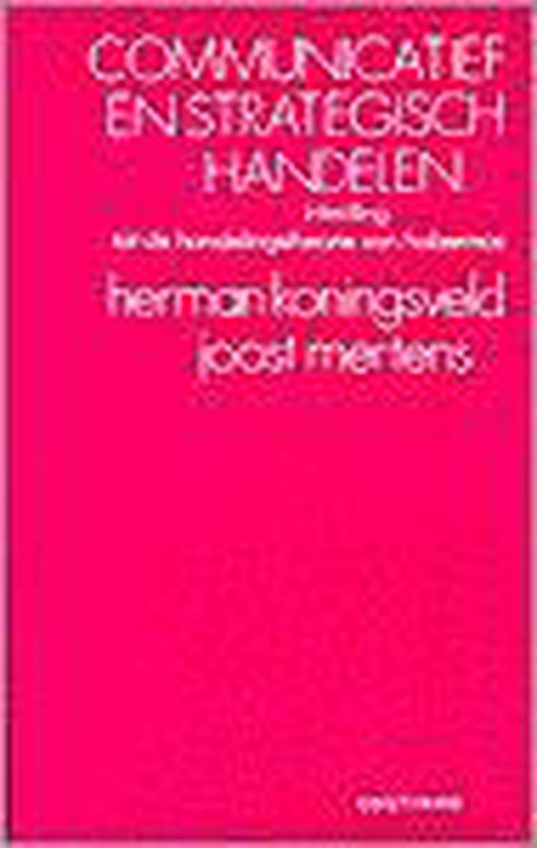 Communicatief en strategisch handelen