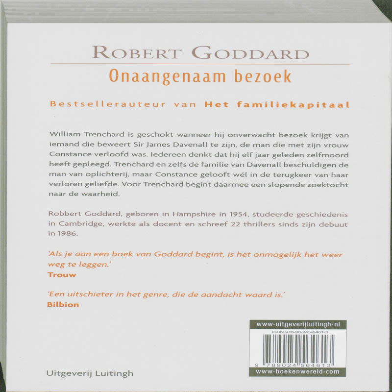 Onaangenaam bezoek achterkant