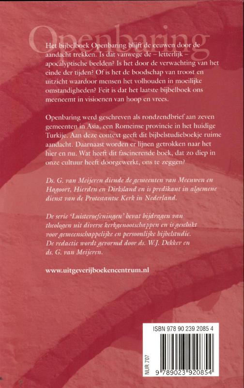 Openbaring / Luisteroefeningen / 10 achterkant