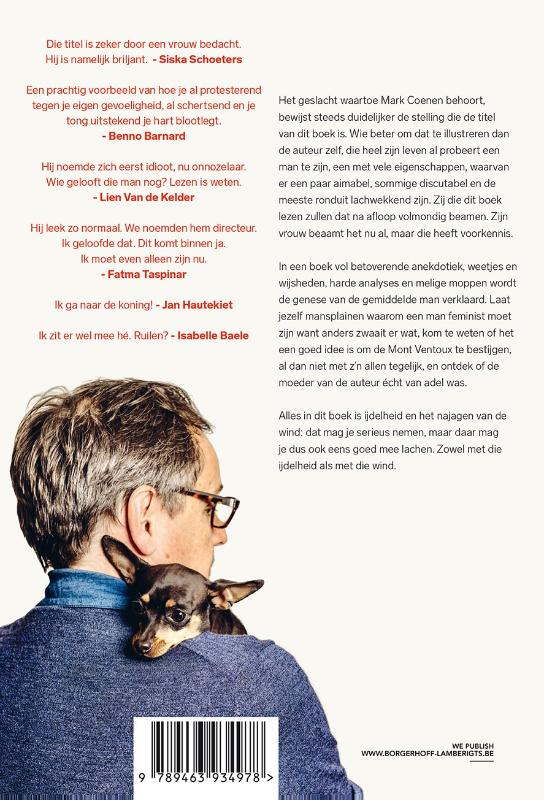 Alle mannen zijn onnozelaars achterkant