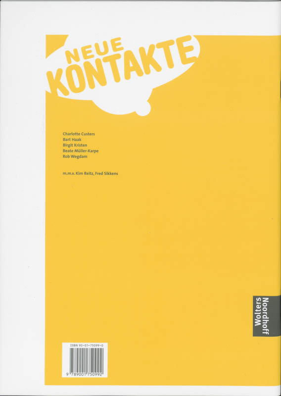 Antwoorden 3 vmbo-(b)kgt Neue Kontakte achterkant