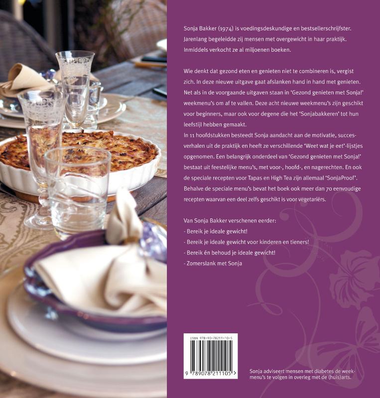 Gezond genieten met Sonja achterkant