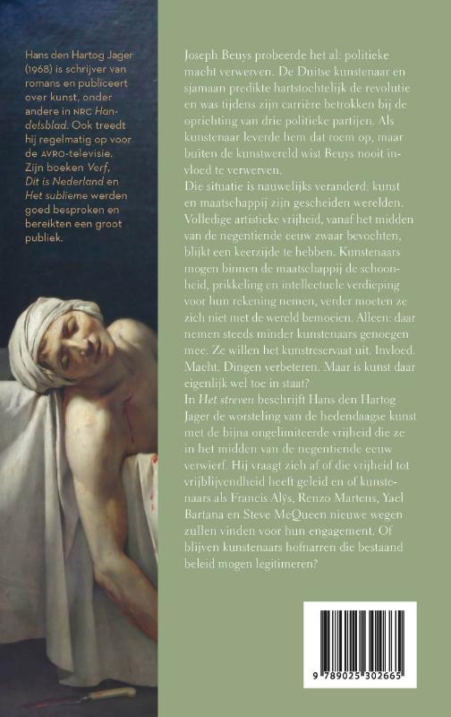 Het streven achterkant