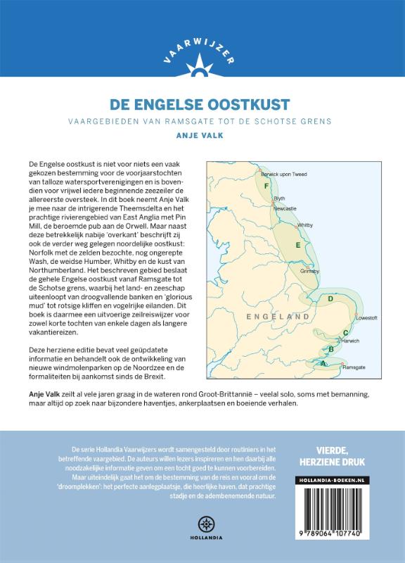 Vaarwijzer De Engelse Oostkust / Vaarwijzer achterkant