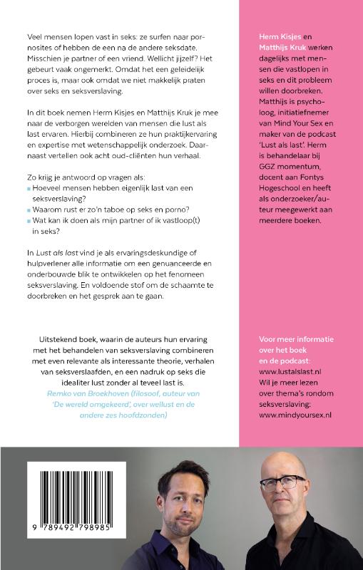 Lust als last achterkant