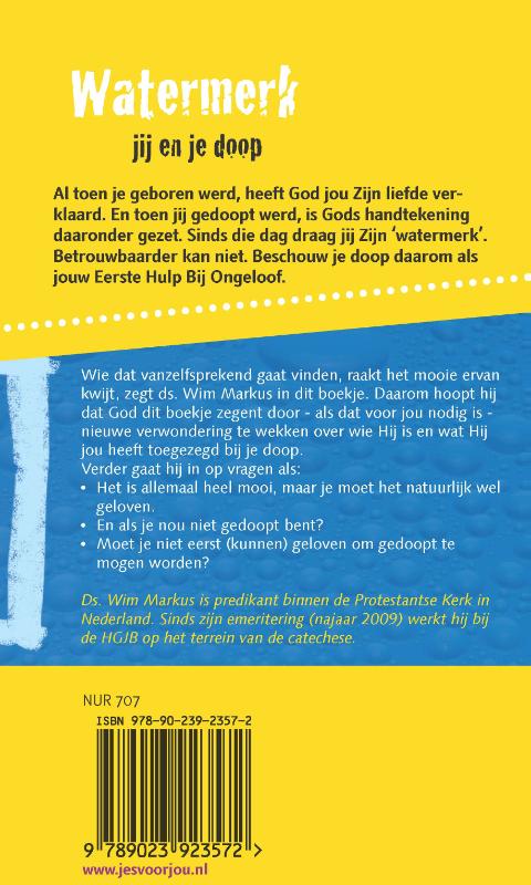 Watermerk achterkant