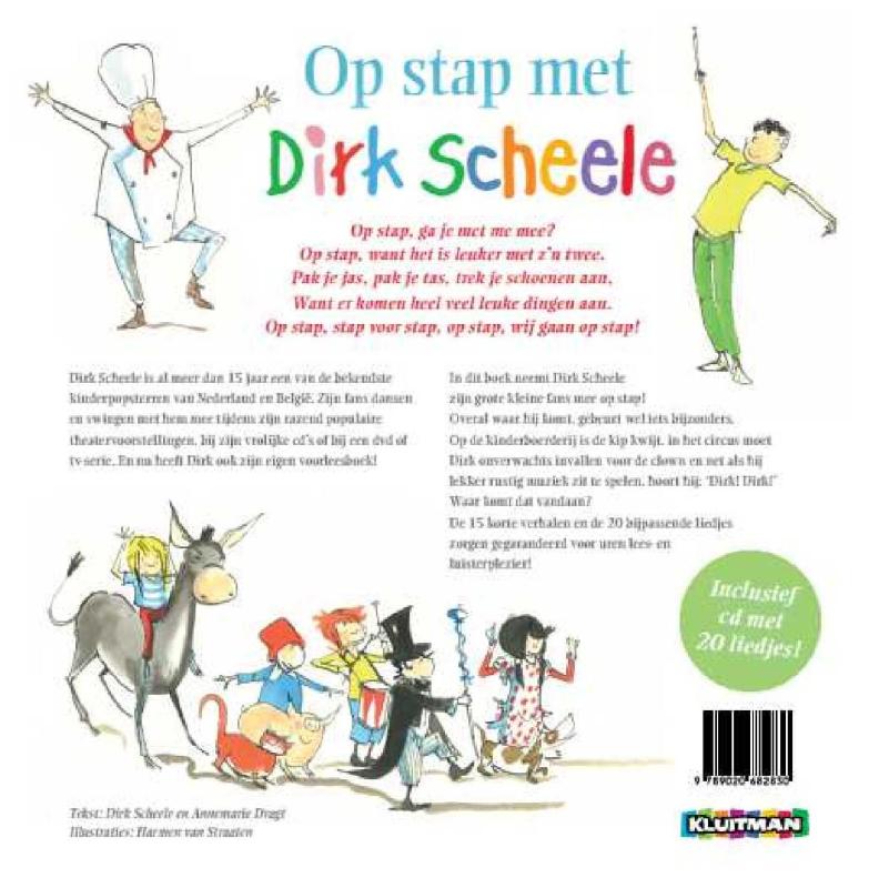 Dirk Scheele - Vrolijke Voorleesverhalen (Boek Met CD) achterkant