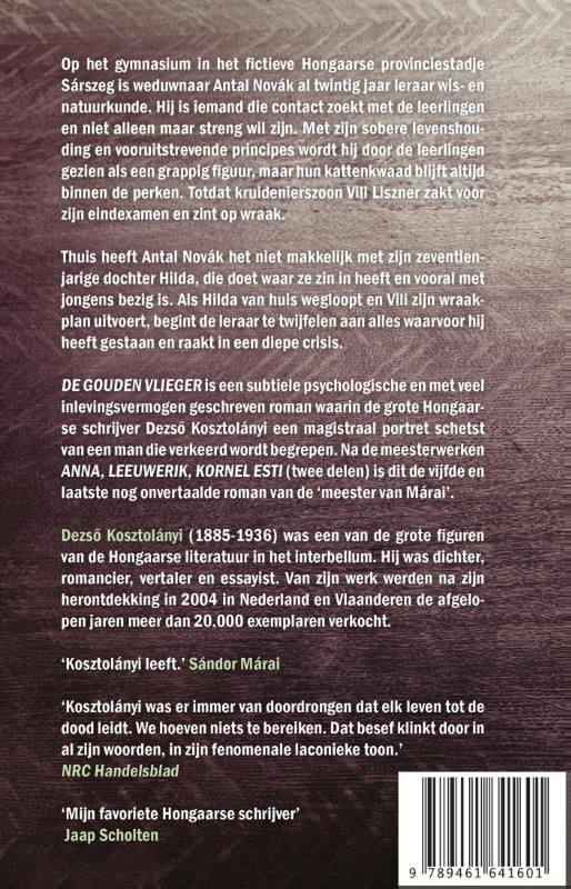 De gouden vlieger achterkant