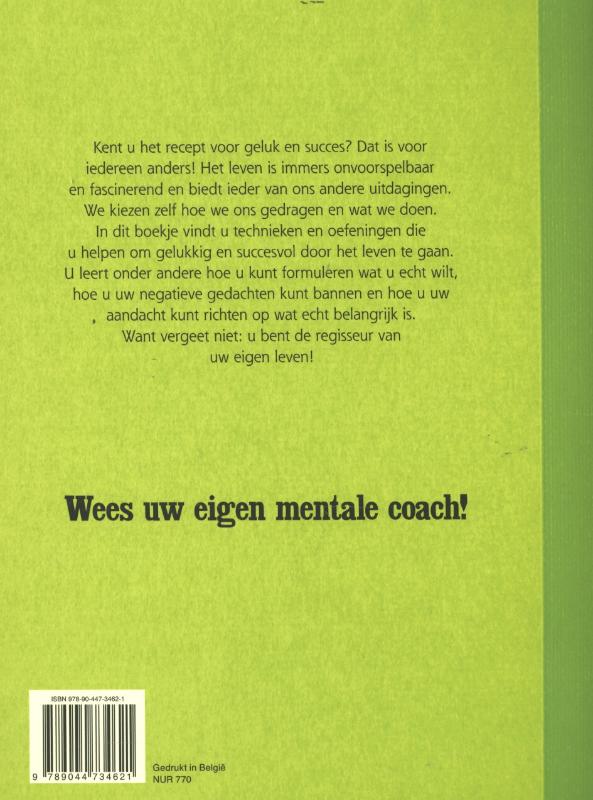 Geluk en succes aantrekken / Werkschrift / Feel good achterkant
