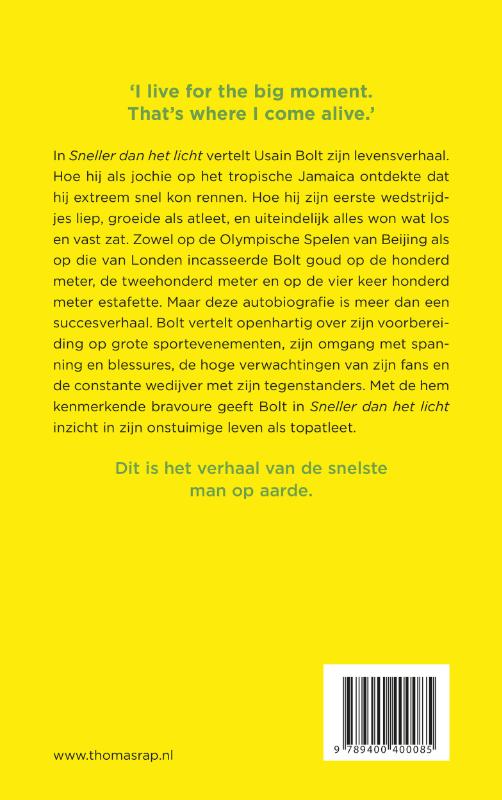 Usain Bolt achterkant