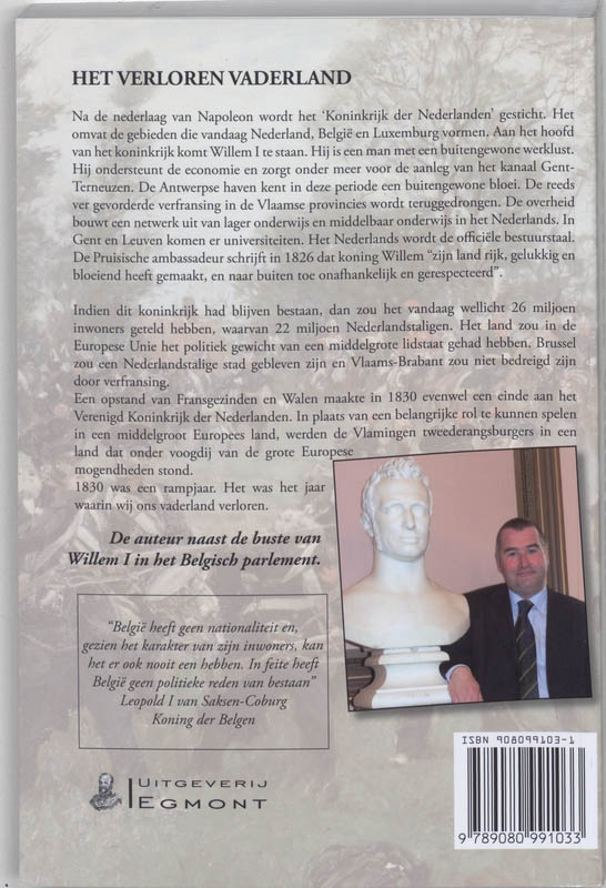 Het verloren vaderland achterkant