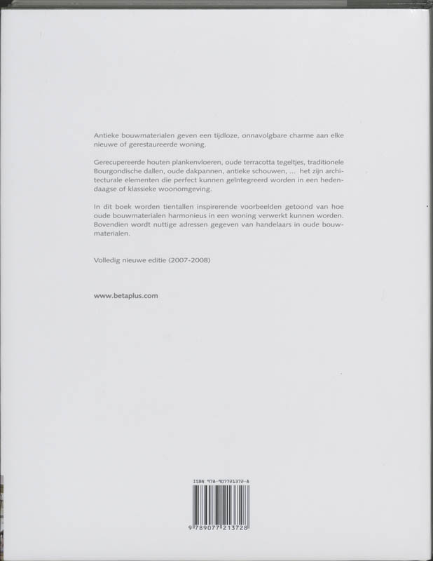 Bouwen Met Oude Materialen achterkant