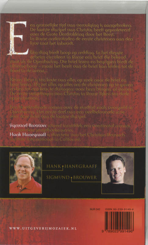 Laatste Discipel achterkant