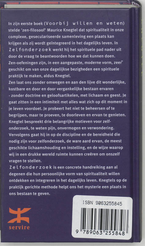 Zelfonderzoek achterkant